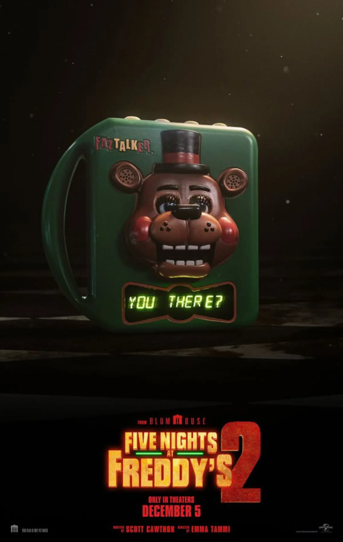 پوستر جدید فیلم Five Nights at Freddy’s 2 منتشر شد