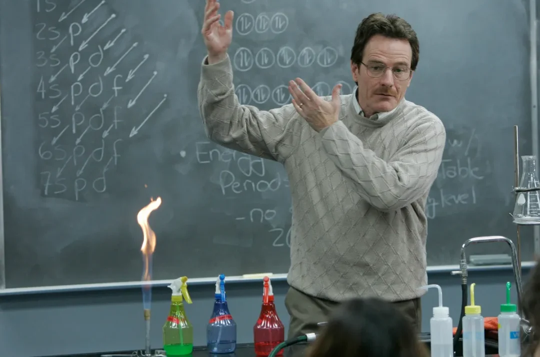 والتر وایت معلم شیمی در مدرسه