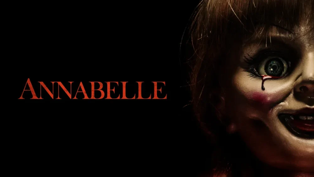 عروسک آنابل در پوستر فیلم Annabelle