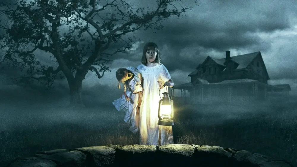 پوستر فیلم annabelle creation با حضور شخصیت اصلی