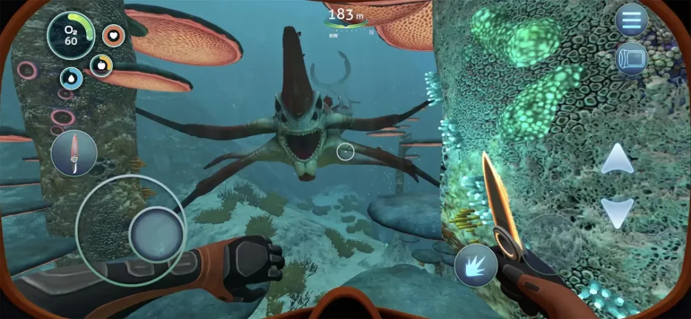 بازی موبایل Subnautica