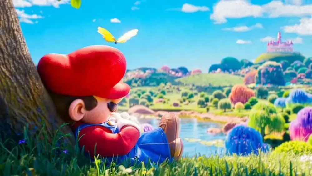 ماریو در انیمیشن The Super Mario Galaxy
