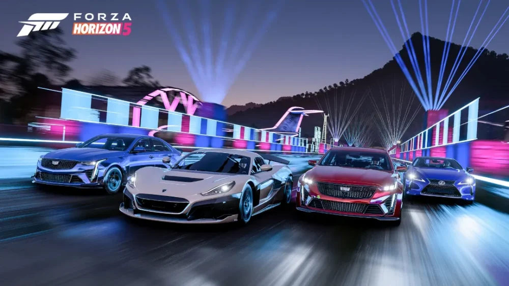 مسابقات شبانه در بازی Forza Horizon 5