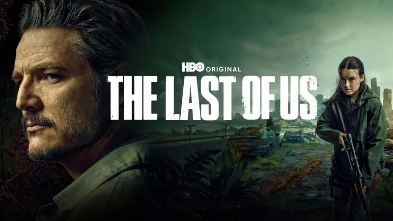 جوئل و الی در دو طرف پوستر سریال The Last of Us