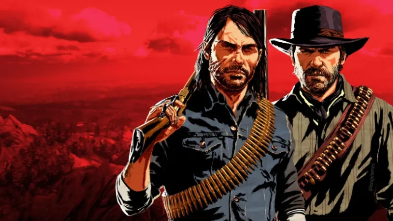 شخصیتهای آرتور مورگان و جان مارستون در بازی Red Dead Redemption 2