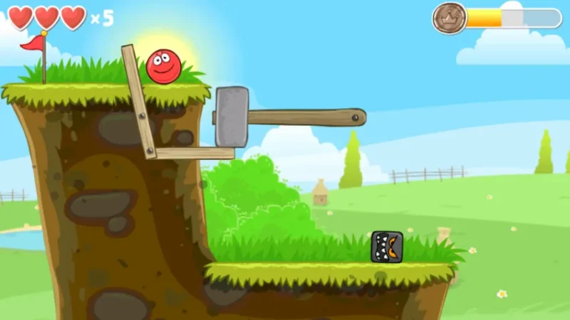 گیمپلی بازی موبایل Red Ball 4