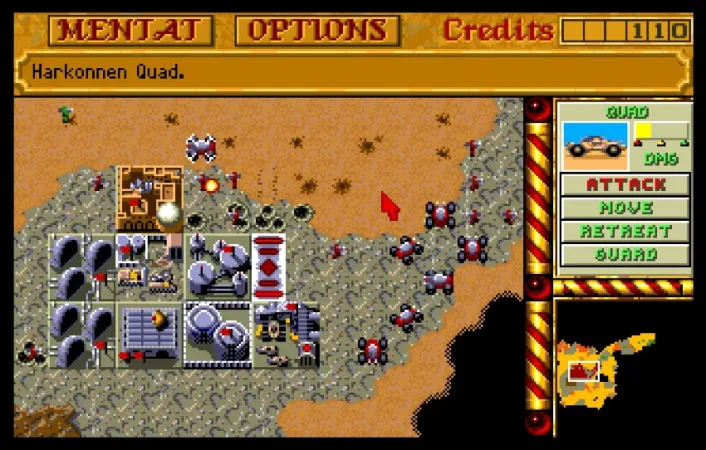 بازی Dune II از Westwood Studio