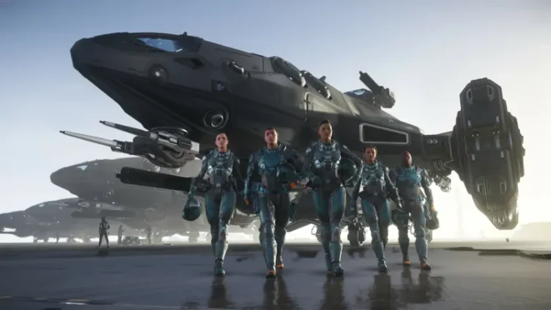 خلبانان سفینههای فضایی در بازی Star Citizen