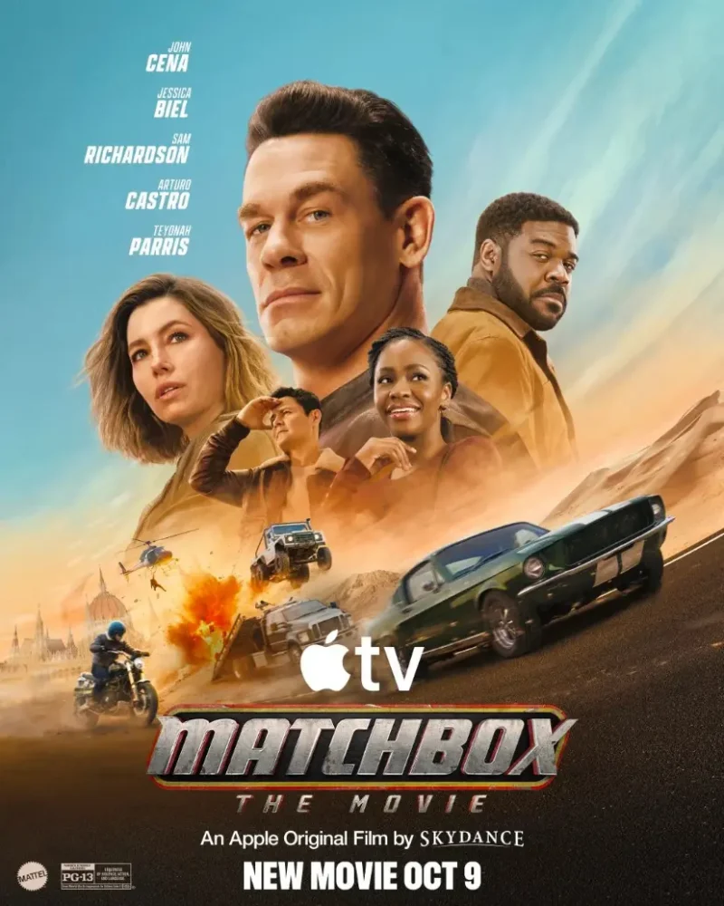 بازیگران فیلم Matchbox شامل جان سینا (John Cena) و دیگر ستارگان در یک صحنه اکشن